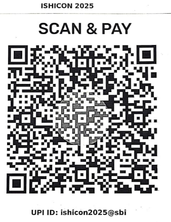 UPI QR Code - ISHICON 2025